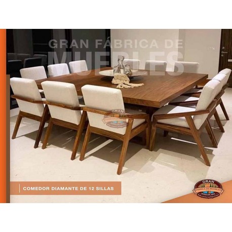 Comedor 12 Sillas Diamante