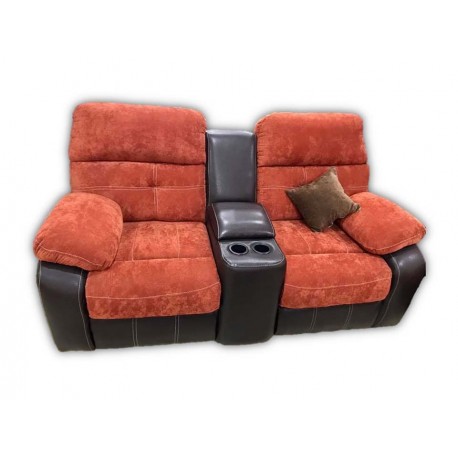 Sillon Reclinable Doble Porta Vasos